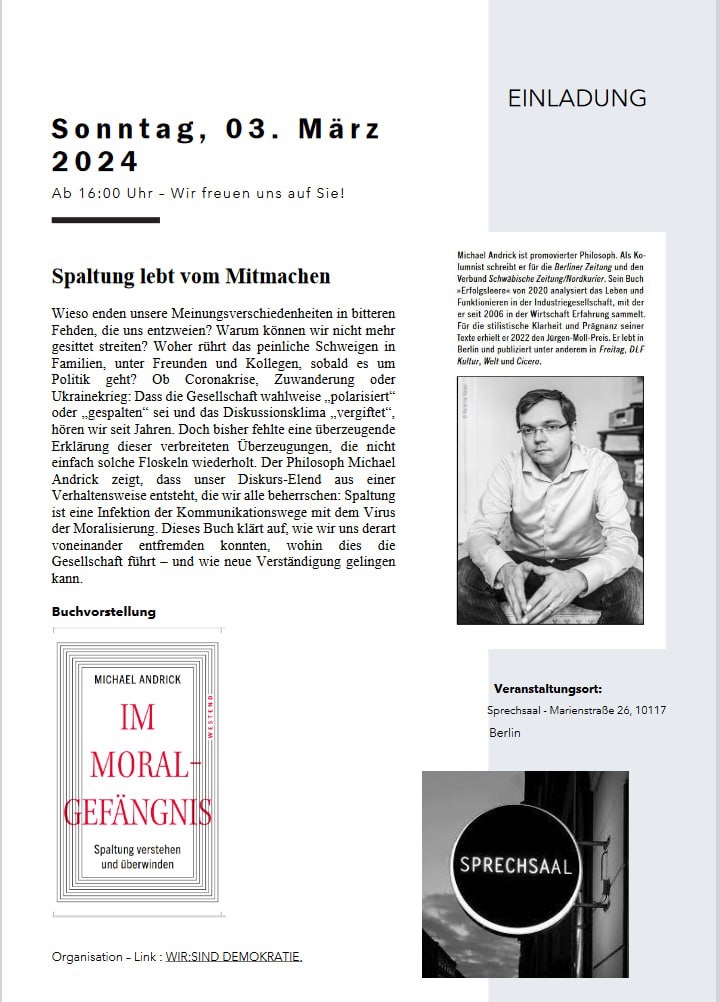 Spaltung lebt vom Mitmachen