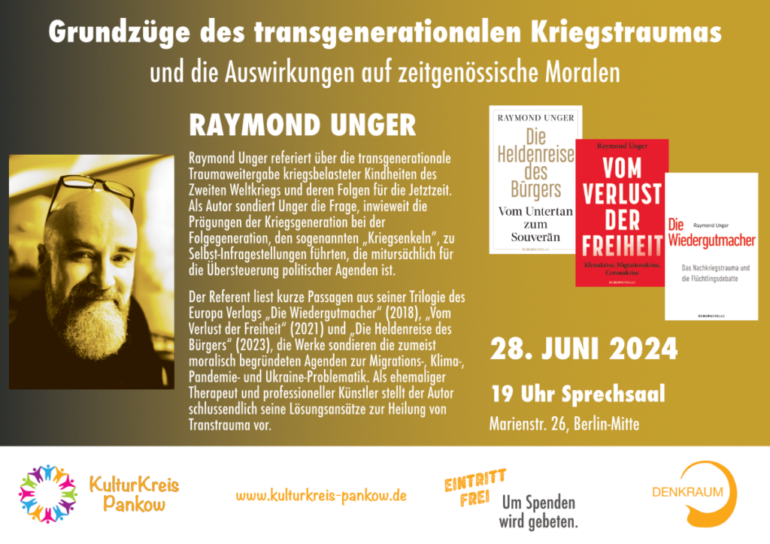 Ankündigung Raymond Unger